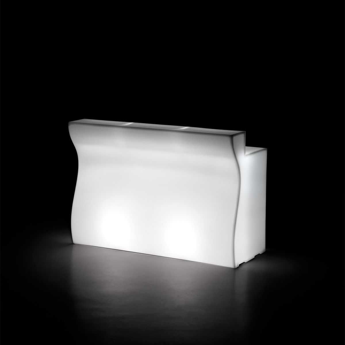 Balcão led com comando