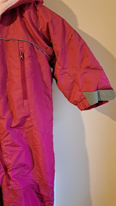 Kombinezon h&m 92 rozowy zimowy