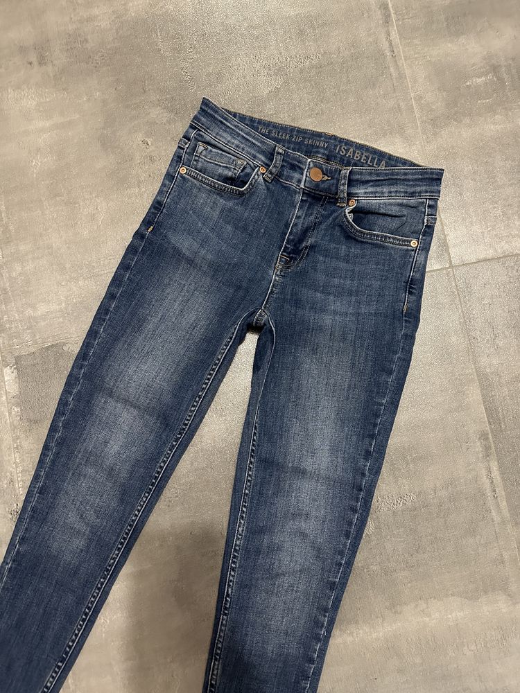 Spodnie jeansy skinny 36