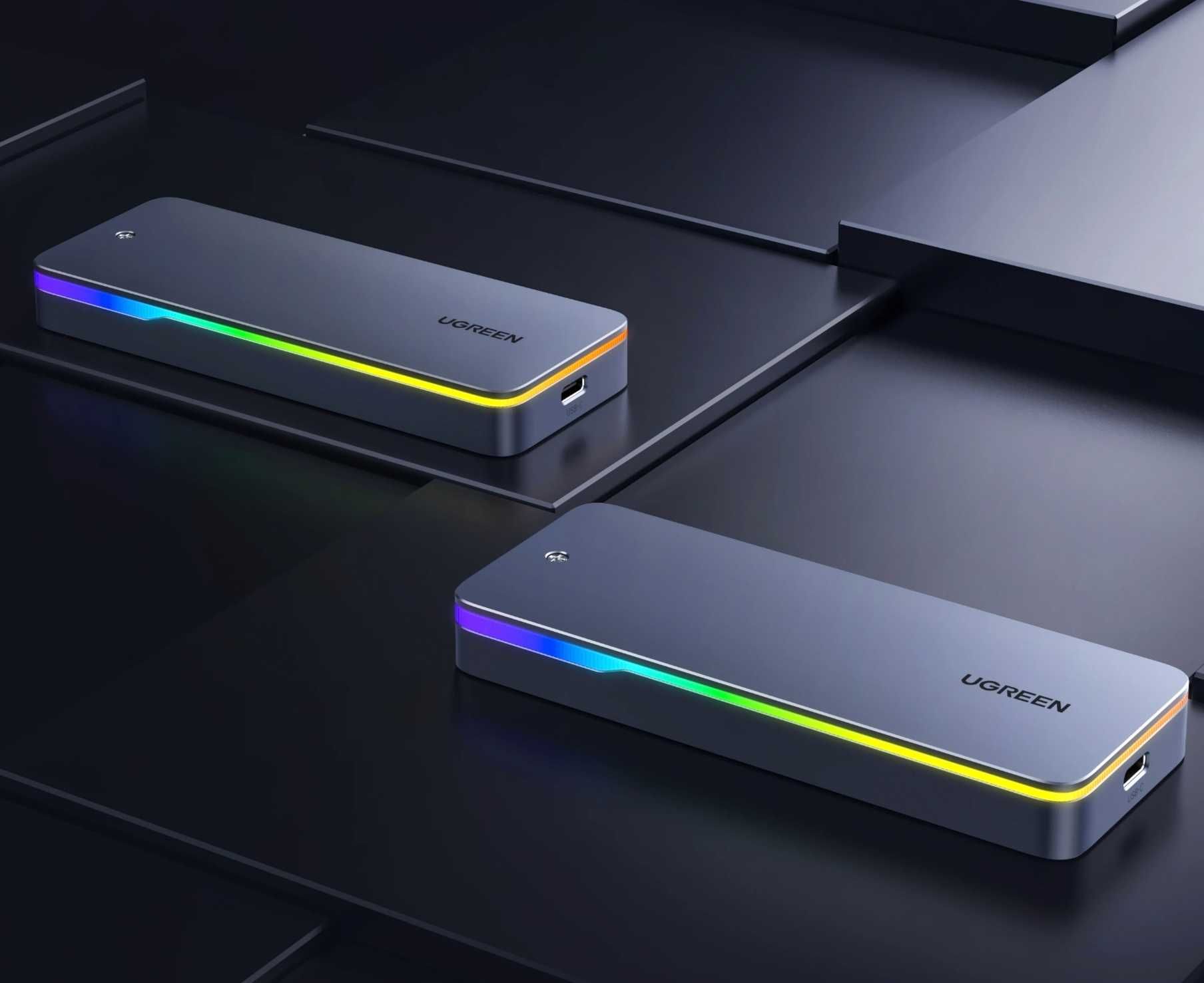 Карман для жестких дисков внешний UGREEN CM777 20 Gbps M.2 NVMe