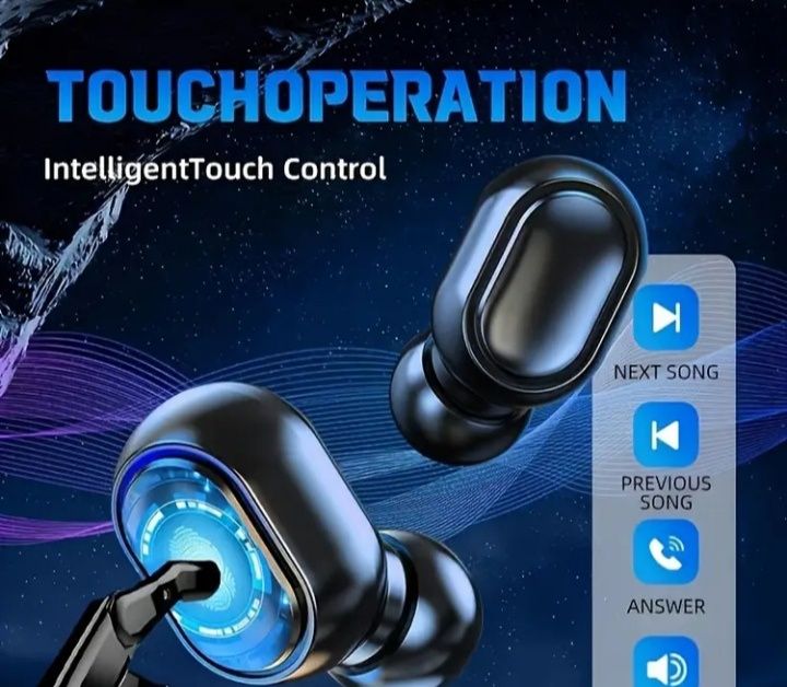 Наушники блютуз TWS Stereo