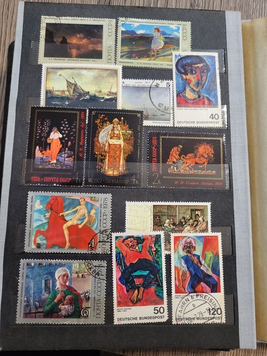 Znaczki pocztowe + klaser gratis