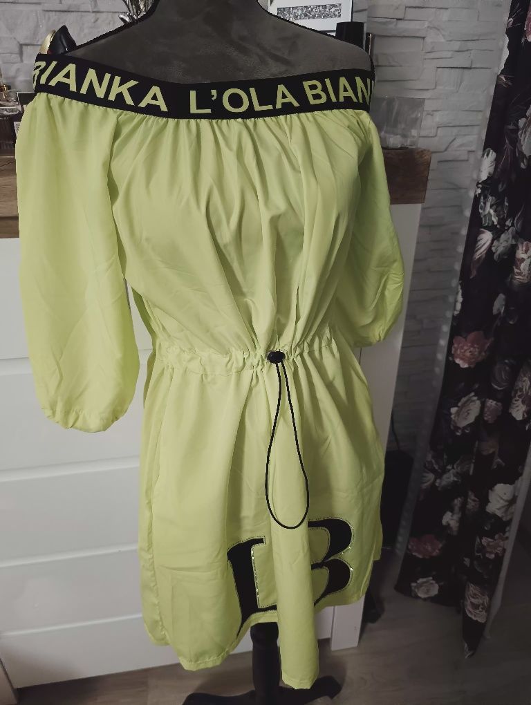 Sukienka LOLA BIANKA38 neon