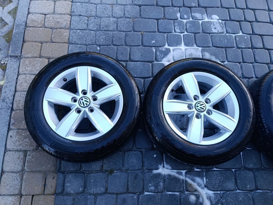 Całe koła alufelgi VW golf  5 6 5x112 oryginalne stan BDB