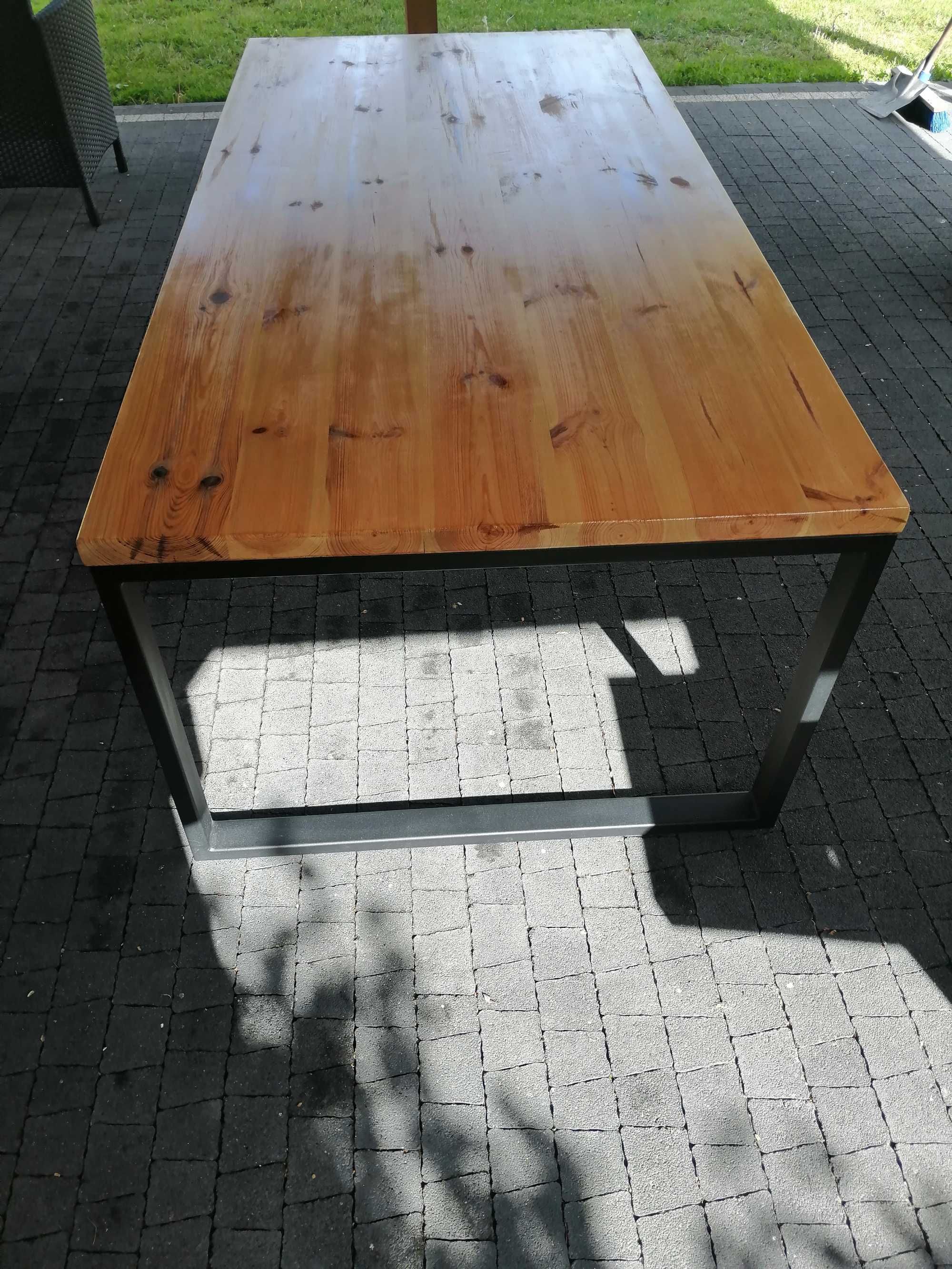 Stół sosnowy ciężki solidny 200x100 NOWY