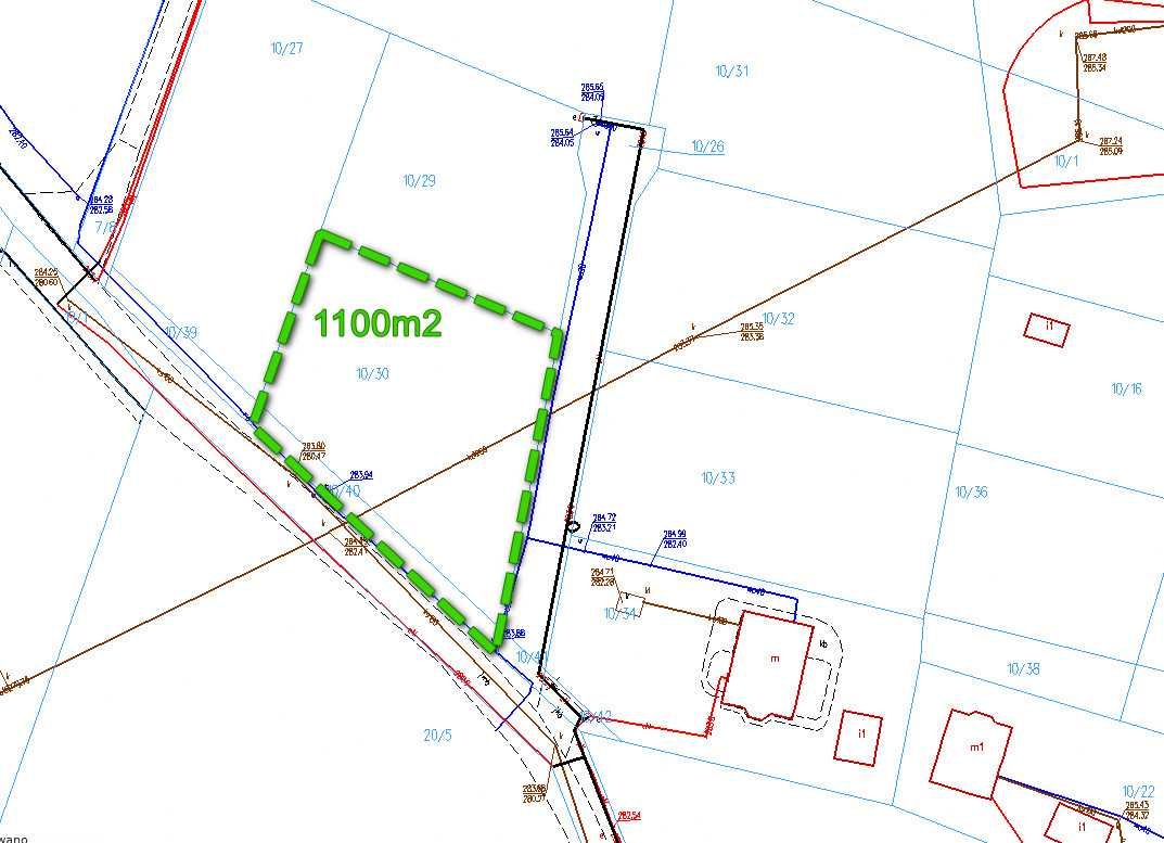 Działka 1100m2, ul. Leśna, Piekoszów