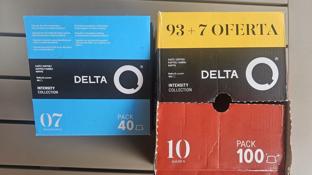 Máquina café Delta Q Qit Quick Branco com café