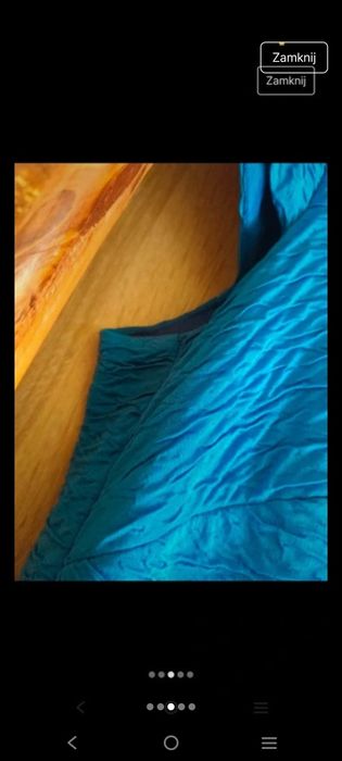 Modrakowa sukienka Dorota 4XL - wygodna i kobieca