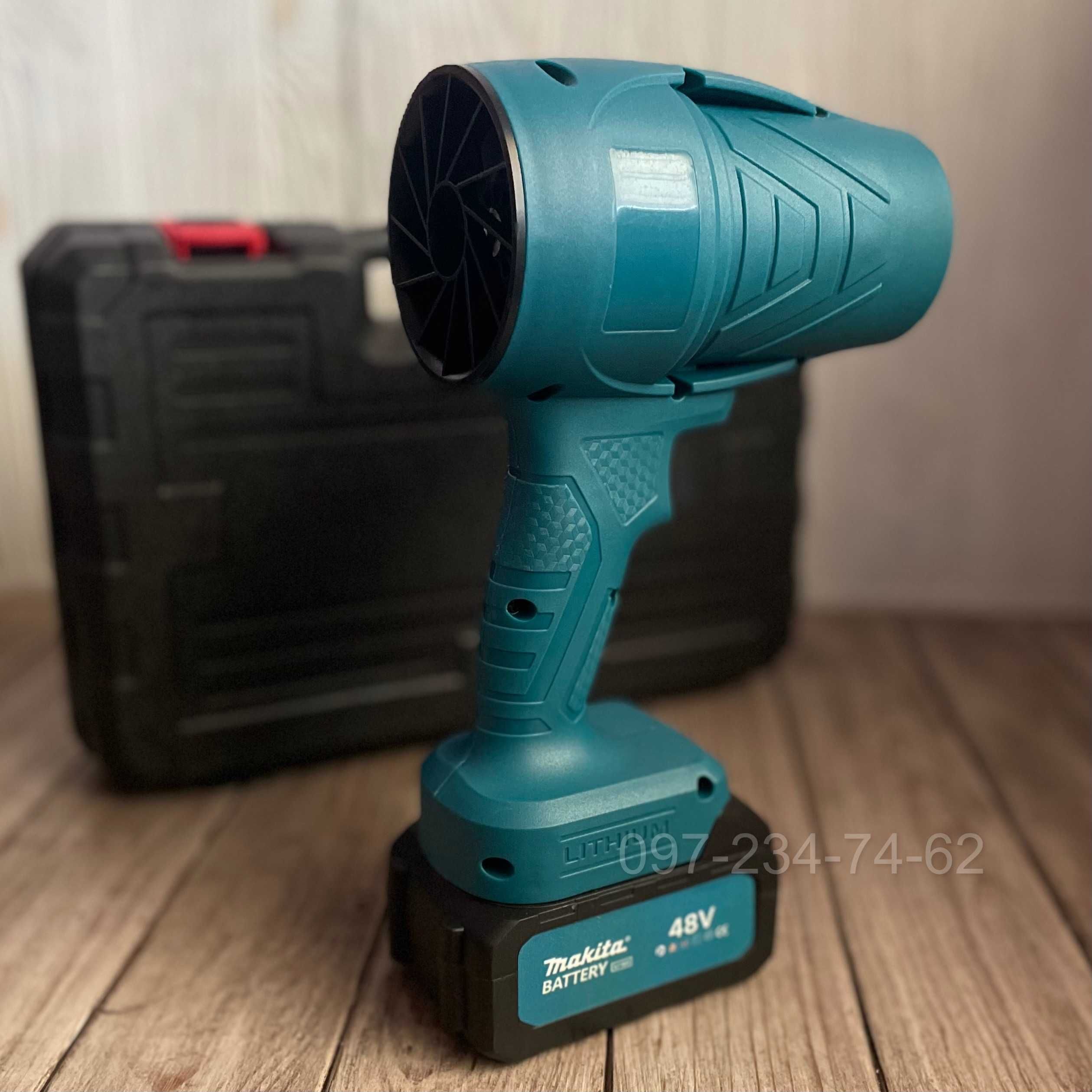 Повітродувка-фен акумуляторна Makita DAS180Z 36V Воздухдувка-фен 2 АКБ