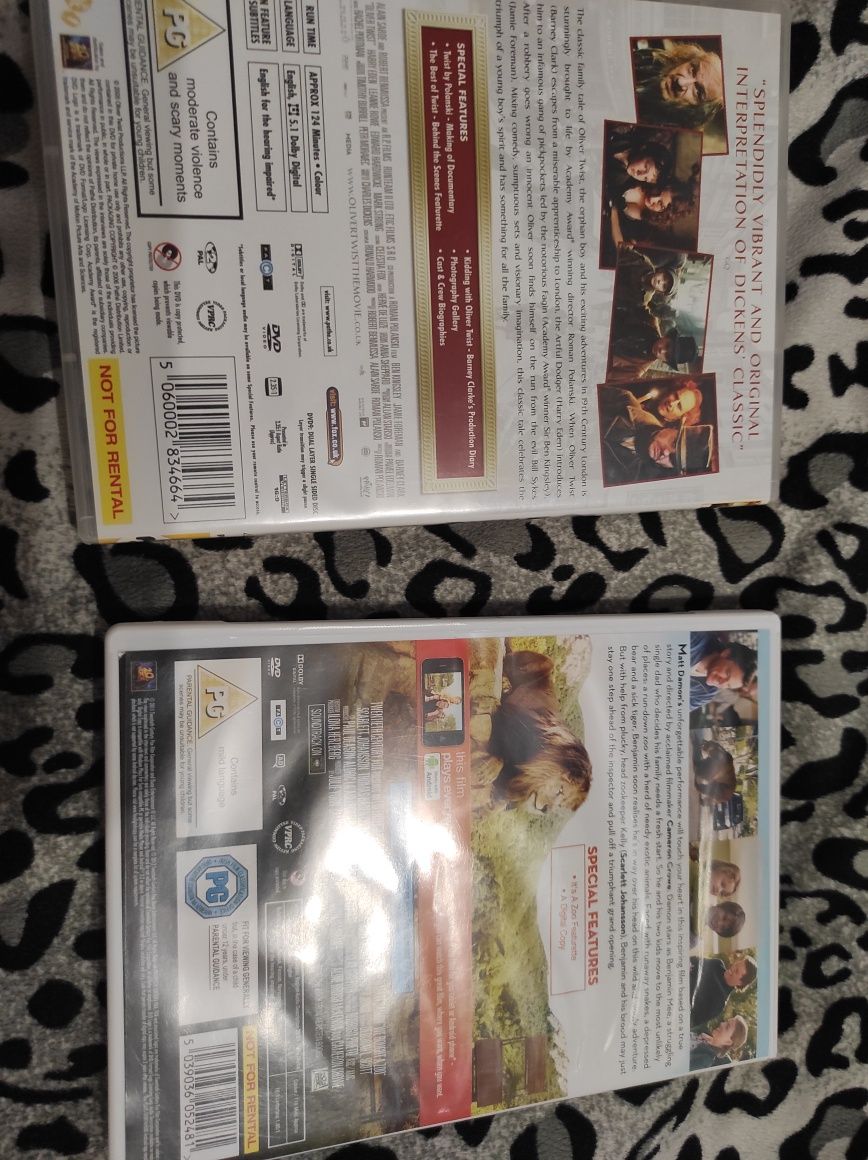 We bought a zoo, Oliver Twist, film dla dzieci ,dvd, wersja angielska