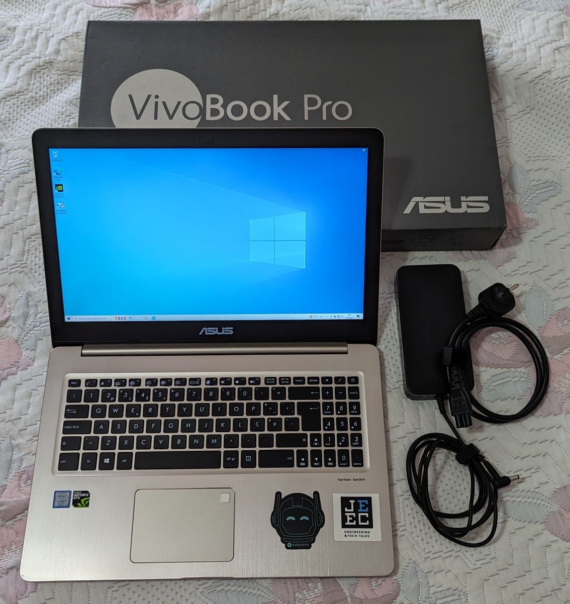 ASUS VivoBook Pro N580VD Intel i7 Nvidia GTX 1050 com Bateria Nova