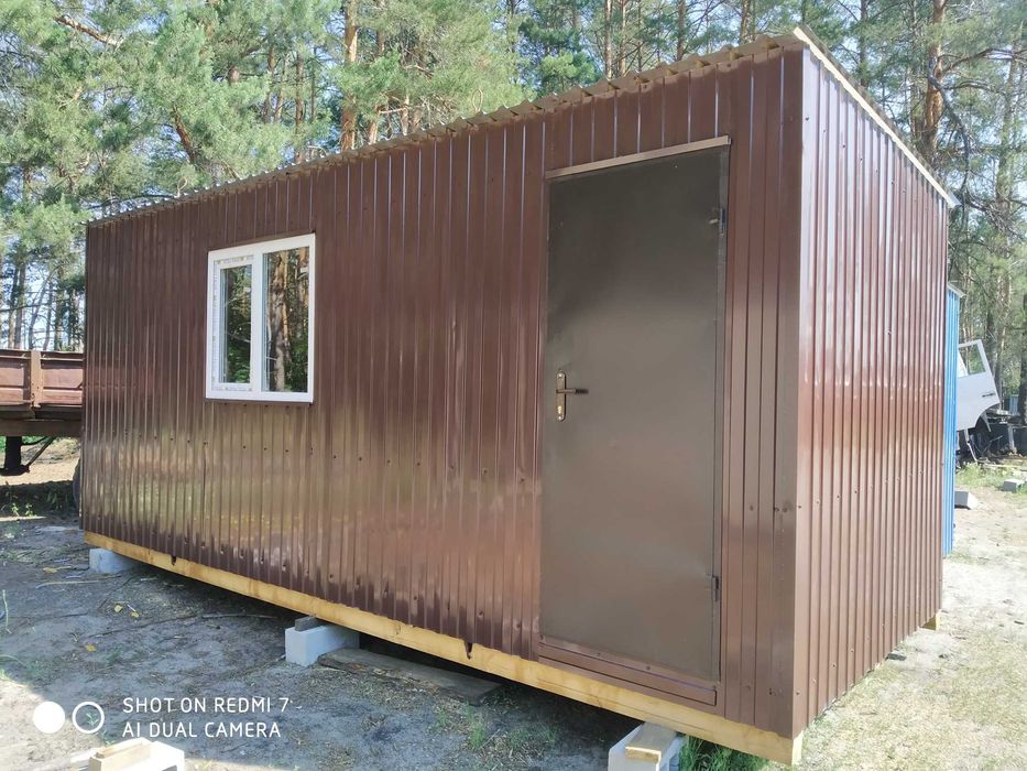 Бытовка, вагончик дачный, бытовой вагончик, прорабка, пост охорони