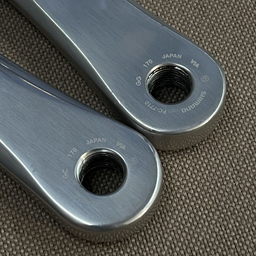 Трекові шатуни, фікс, Dura-Ace 7710 NJS