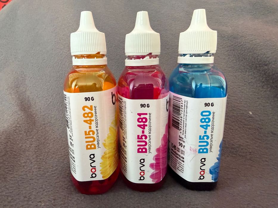 Чорнила для Brother універсальні №5 90 г, водорозчинні Barva [100 грн]