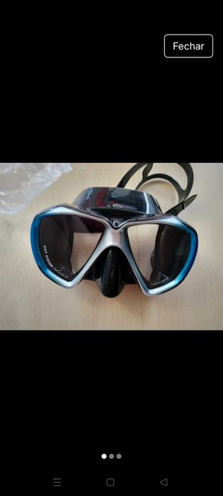 Máscara de mergulho adulto