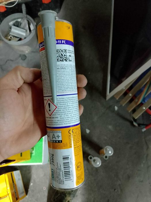 SZARY-BETON Silikon Sikaflex 12szt