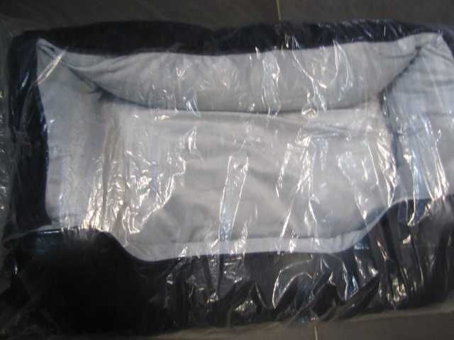 lionto Legowisko dla psa 2w1 dwustronna poduszka, (M) 80x60 cm/Szary