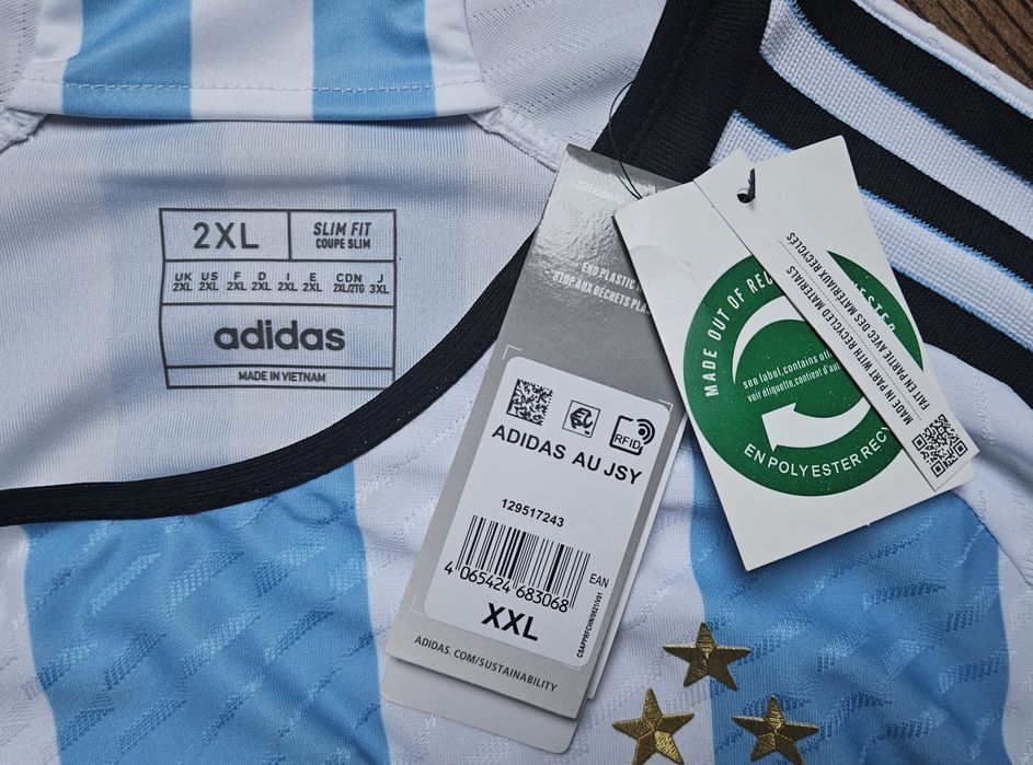 Koszulka Messi 10 Oryginał Argentyna Final Mundial Katar Qatar2022