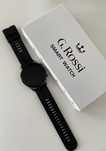 Męski Czarny zegarek Smartwatch G. Rossi SW019-2