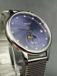 Atlantic Elegance Moonphase - bransoleta mesh, szafir, fazy księżyca