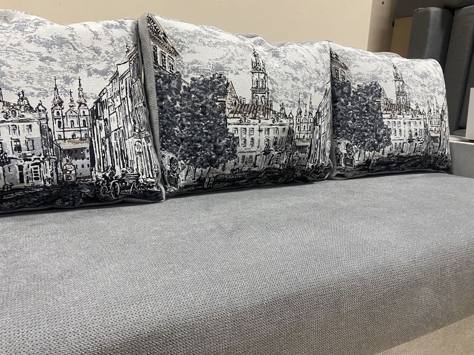 Диван прямий розкладний євро книжка