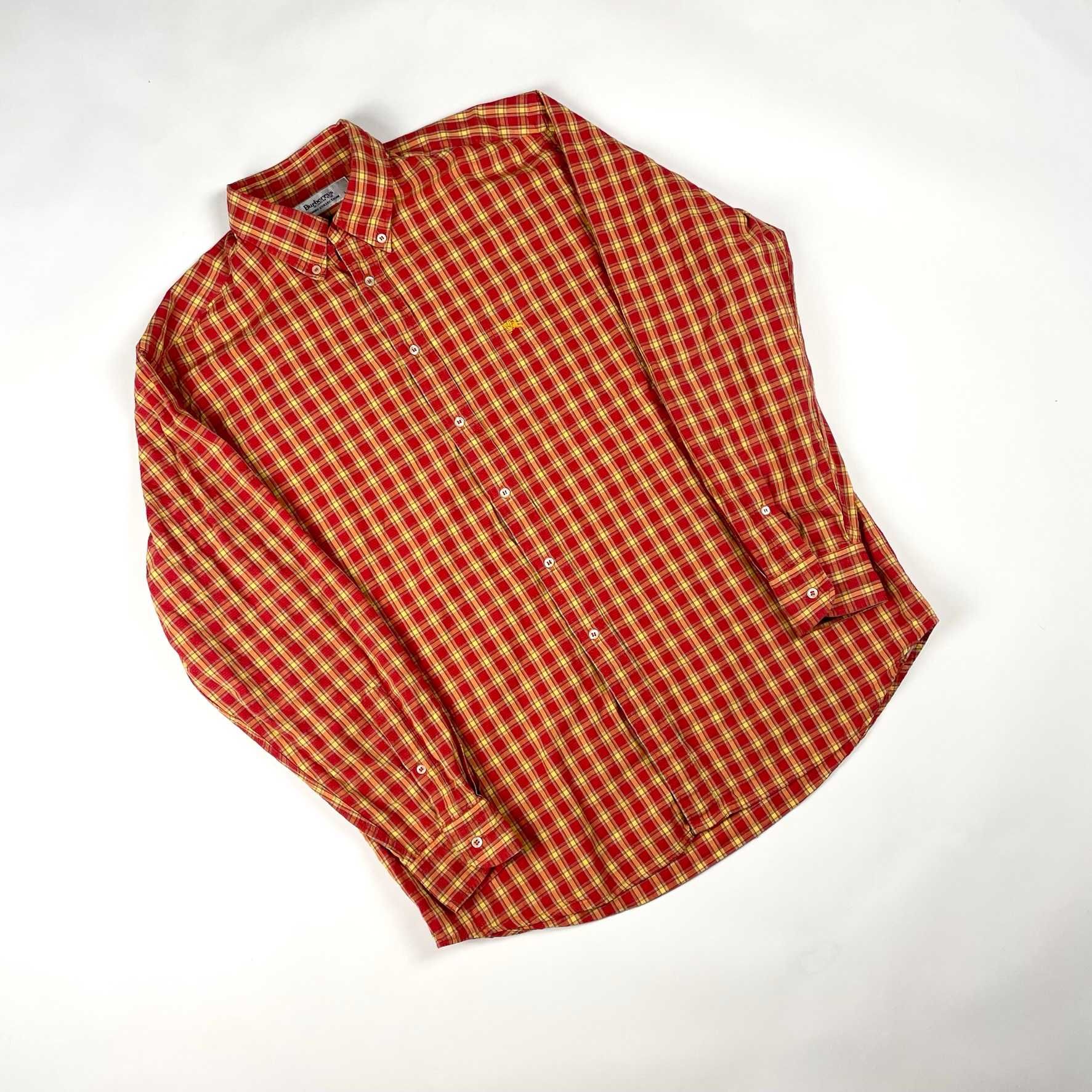 Vintage oversize Burberry koszula w kratkę baggy