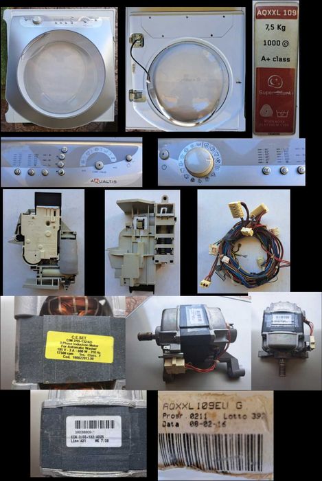 Peças Máquina de lavar roupa Ariston Aqualtis AQXXL 109