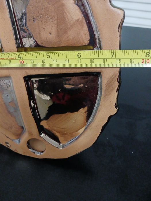 Peça bronze decoração porcelana