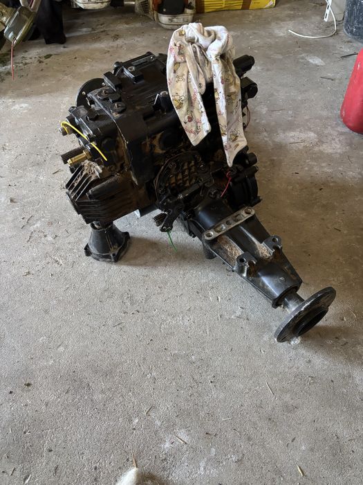 Skrzynia hydrostat john deere x740,x748,x495, obciarzniki w kola
