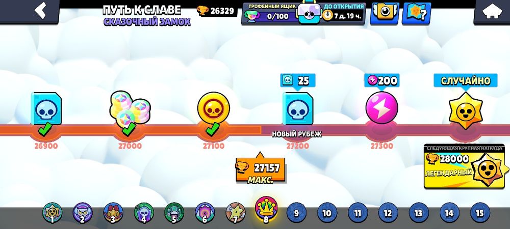 Продам акаунт Brawl Stars
