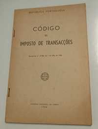 Código do Imposto de Transacções