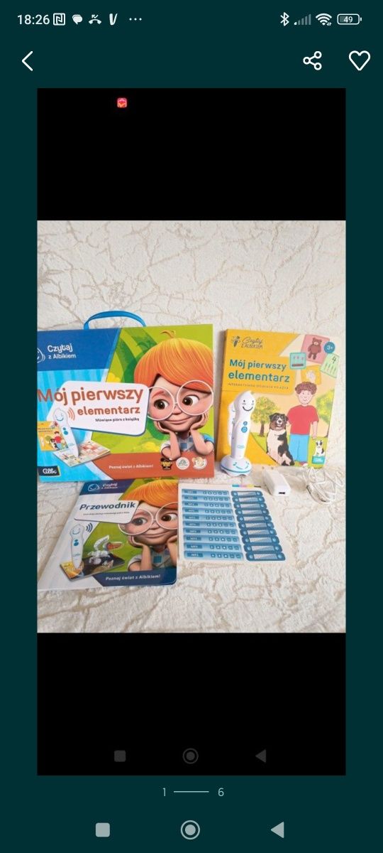 Albik pierwszy elementarz czytaj z albikiem