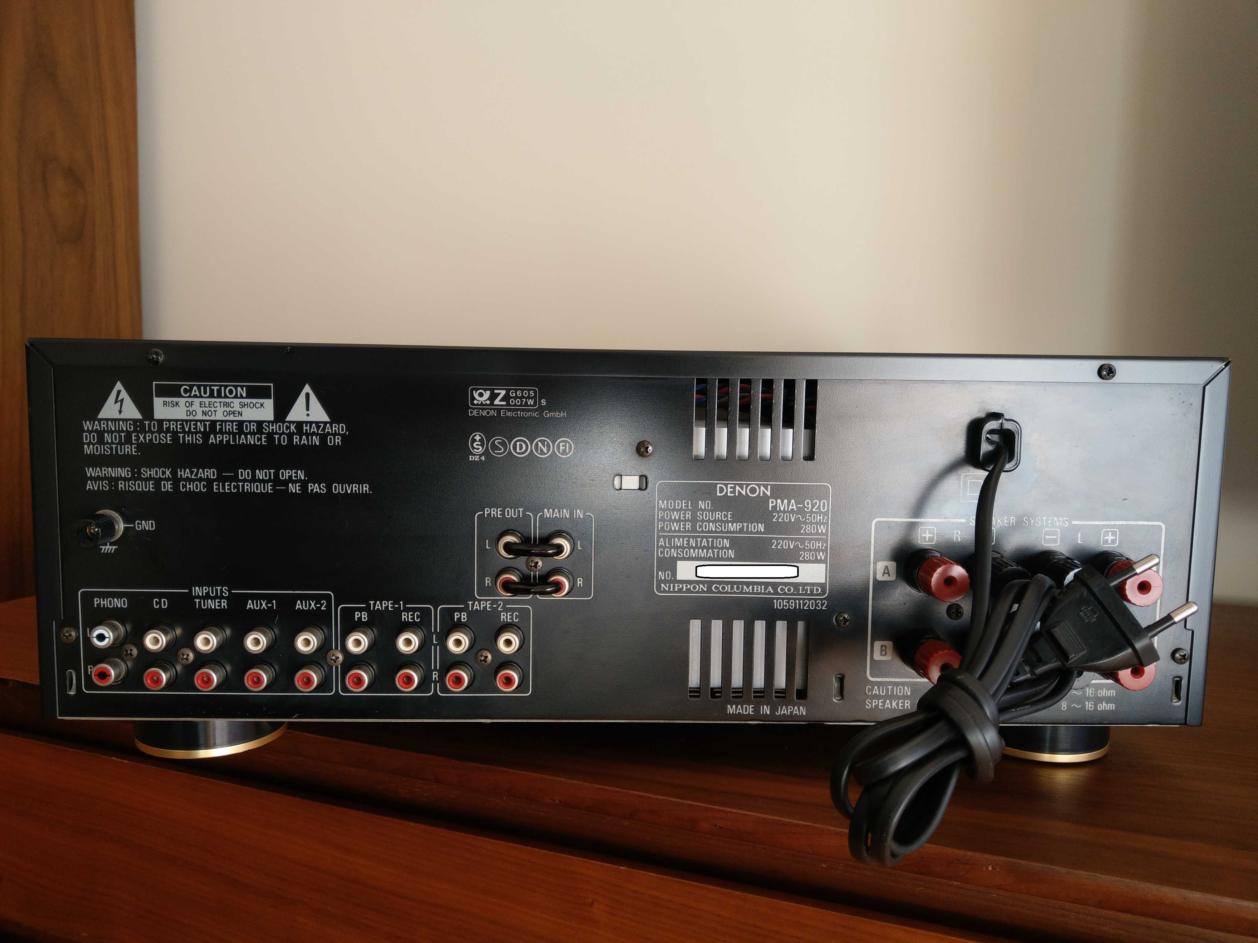 Amplificador Stereo Integrado DENON / PMA-920