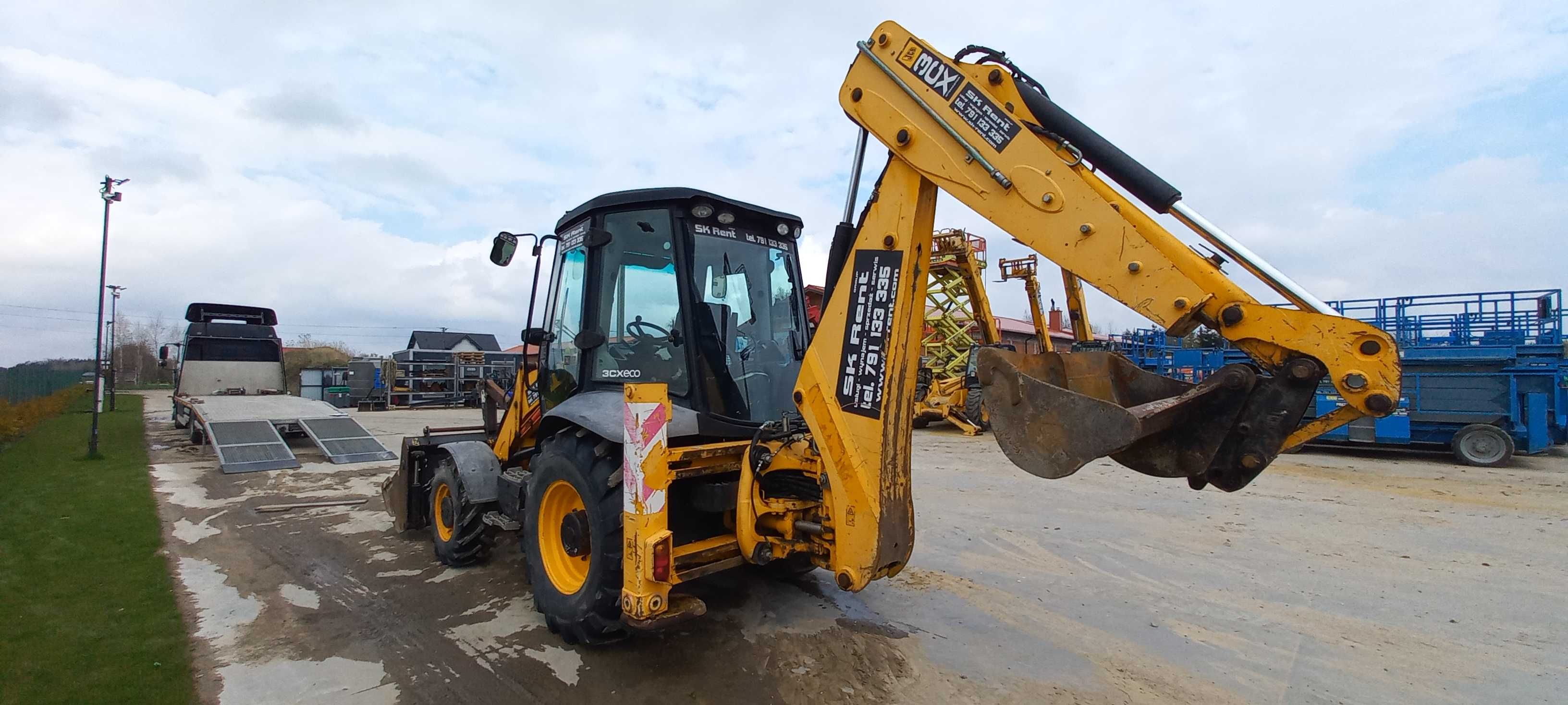 Koparko ładowarka JCB 3 CX wynajem.