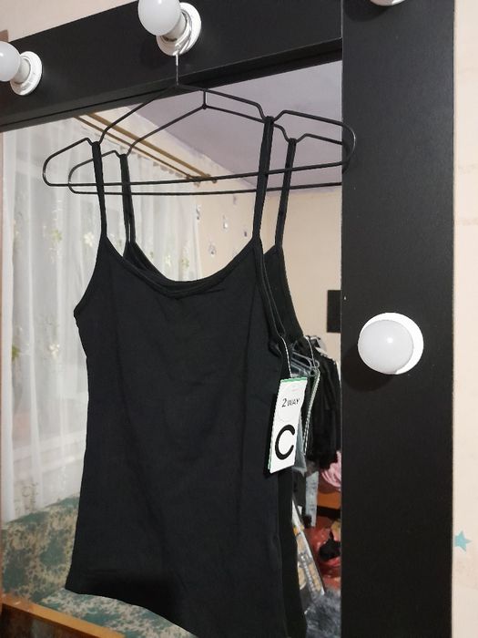 Базовая чорна майка