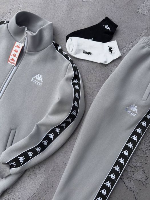 Чоловічий зимній спортивний костюм каппа на флісі Kappa [S,M,L,XL,XXL]