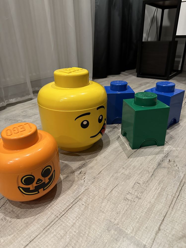 Pojemniki LEGO zestaw 5 szt - różne rodzaje