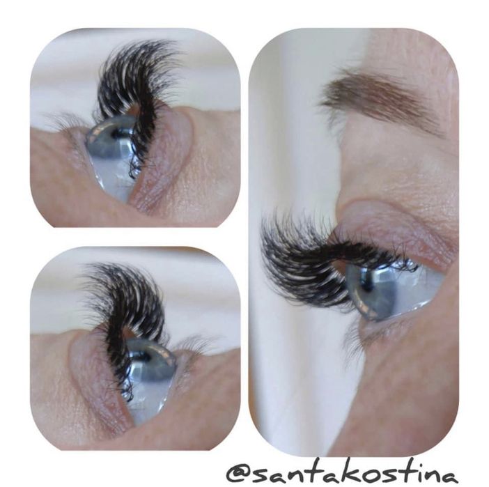 Нарощення вій, ламінування вій, фарбування брів