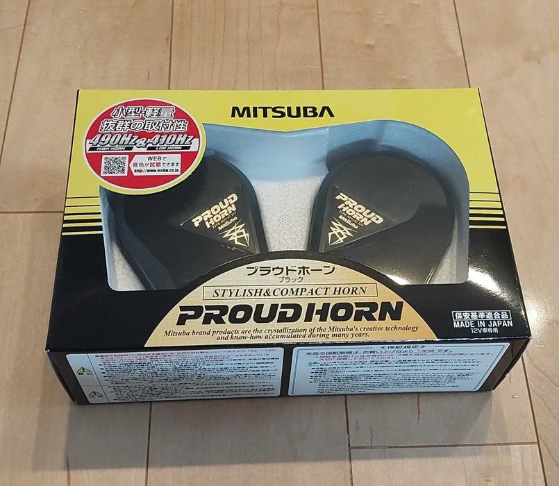 Новый Mitsuba Proud Horn Black японский автомобильный гудок JDM