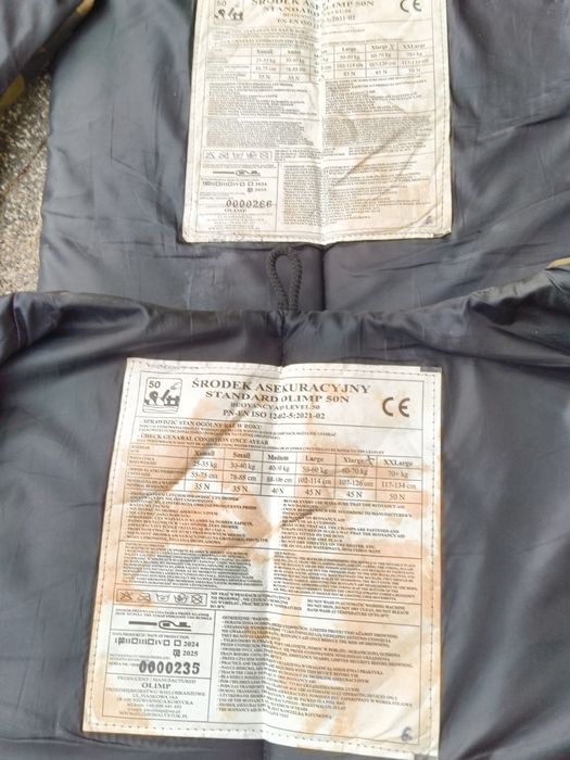 kamizelka asekuracyjne XL