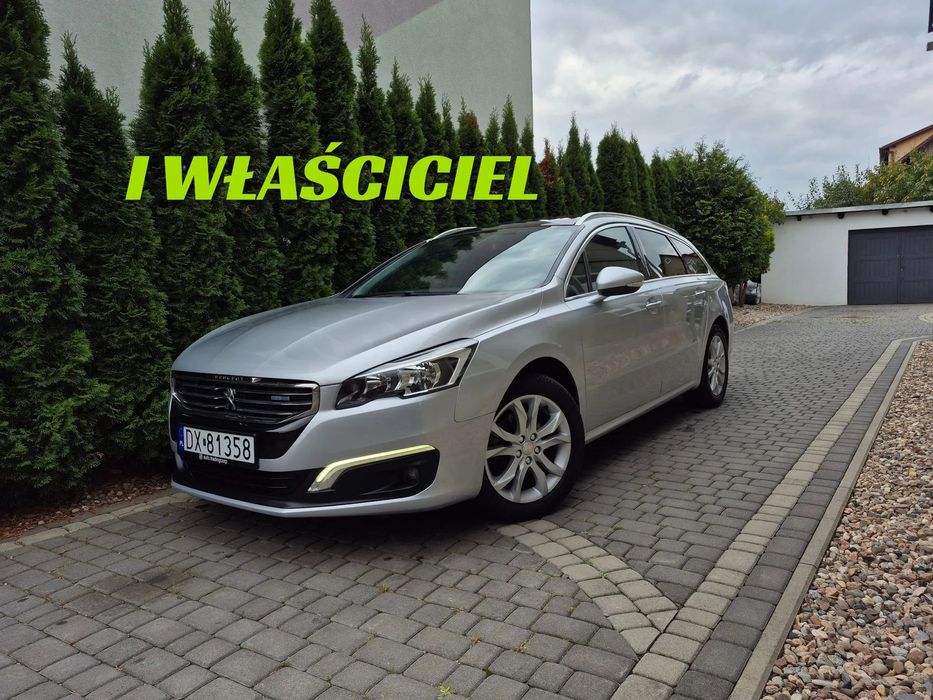Peugeot 508 I Właściciel Skóra LED NAVI serwisowany ASO Bezwypadkowy Zadbany