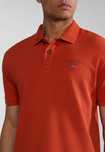 Koszulka polo pomaranczowa slim fit Napapijri L