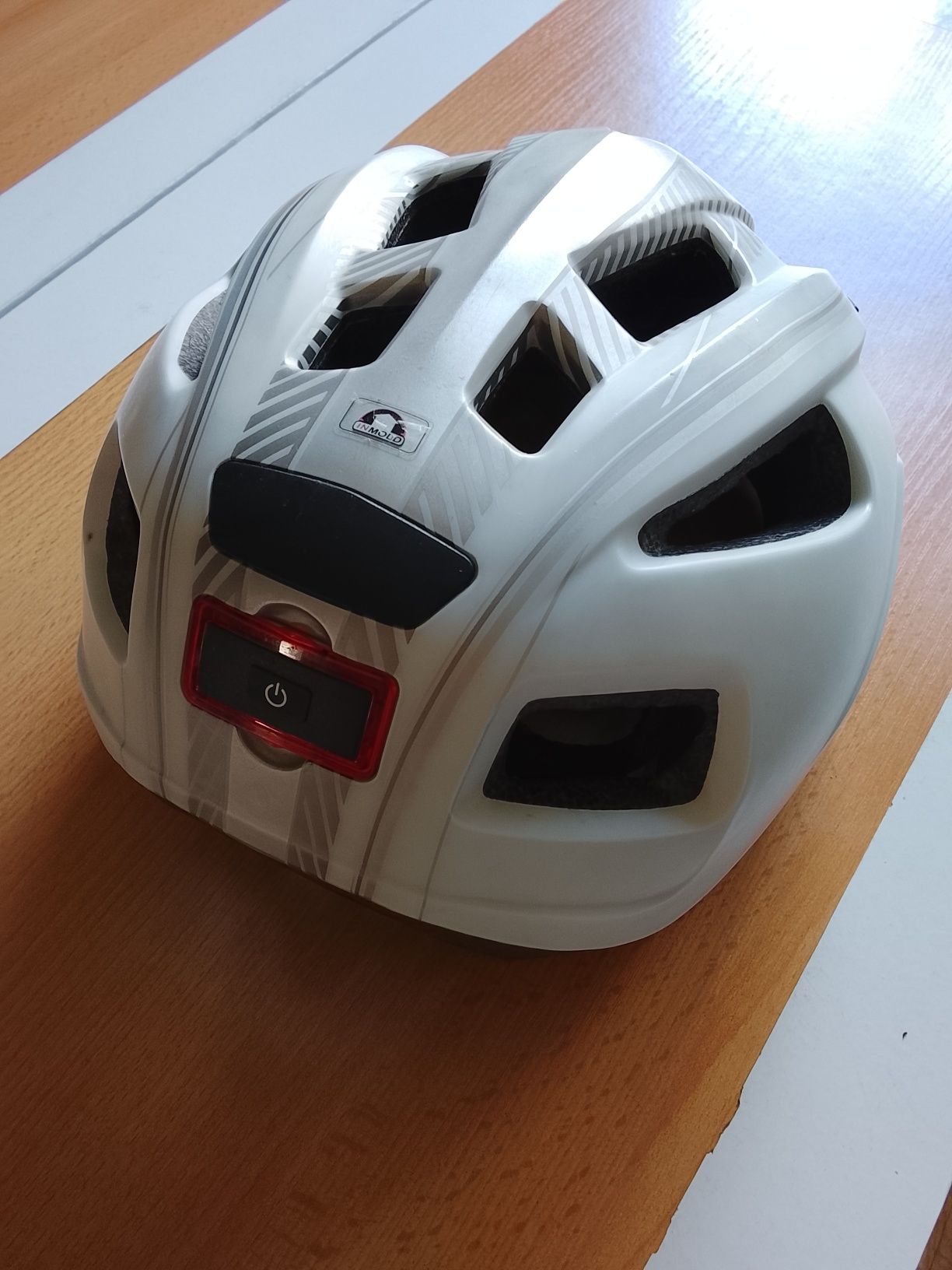 Kask rowerowy Crivit L/XL z lampką