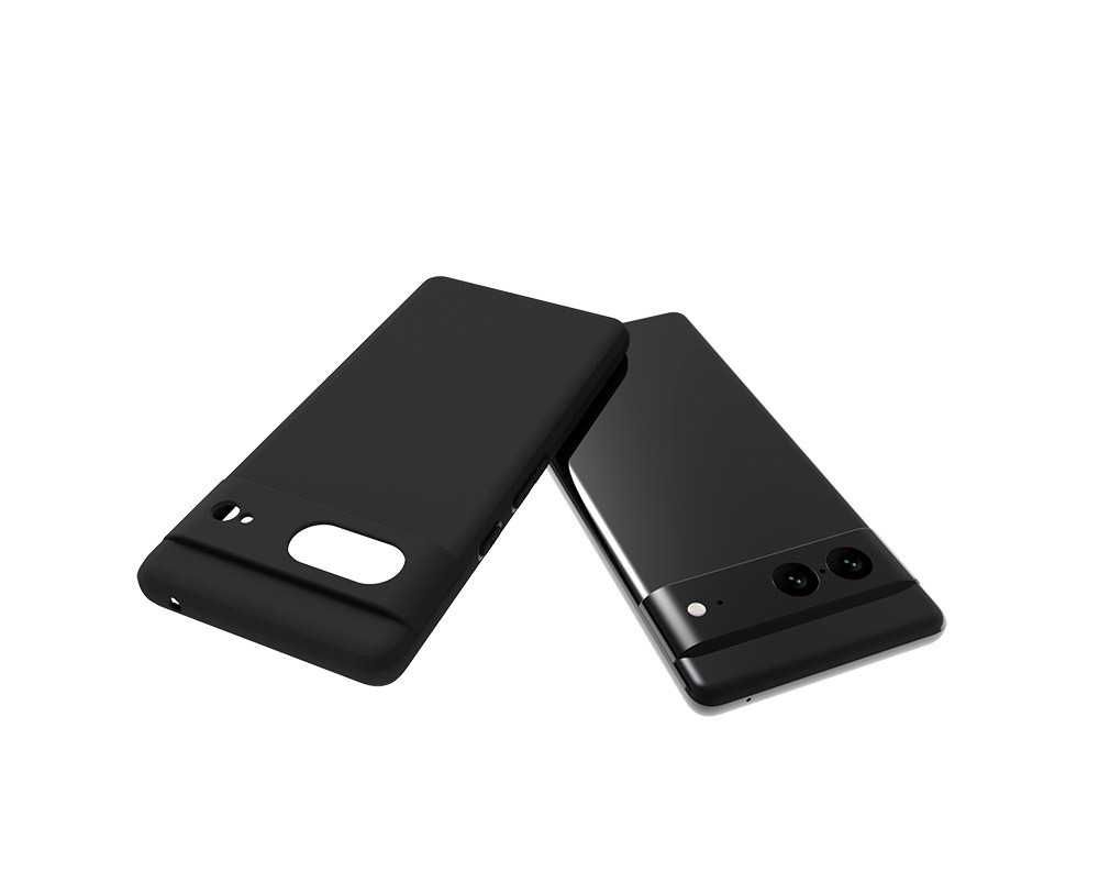 Хит Продаж! Черный силикон для Google Pixel 7 shell Чохол
