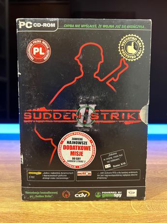 Sudden Strike II (PC PL 2003) slipcase box dodatek bez gry