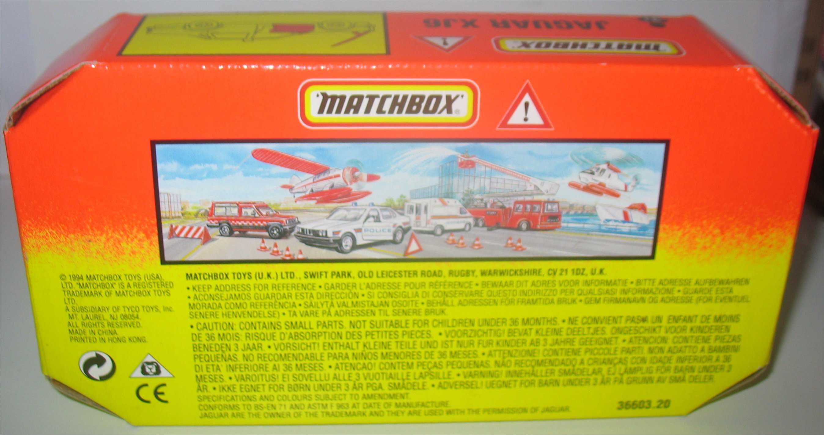 Matchbox - Jaguar XJ6 - Policia Inglesa (1994)