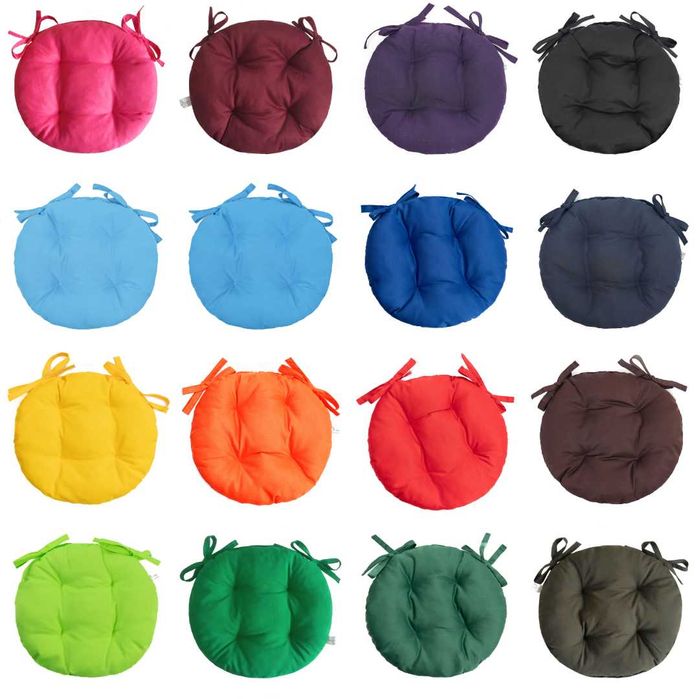 Подушки на стільці крісла табуретки кухонні та садові меблі