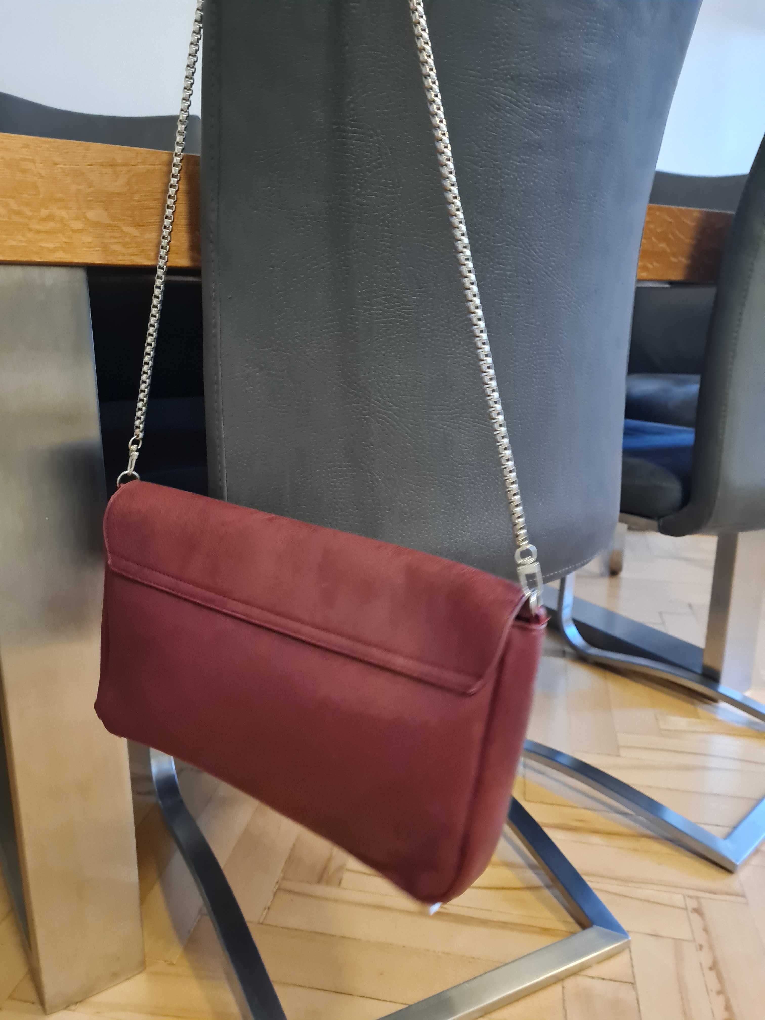 Stradivarius torebka bordo nowa