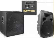 GRAVE + TOP ACTIVOS - Sub 1000W - Top 600W