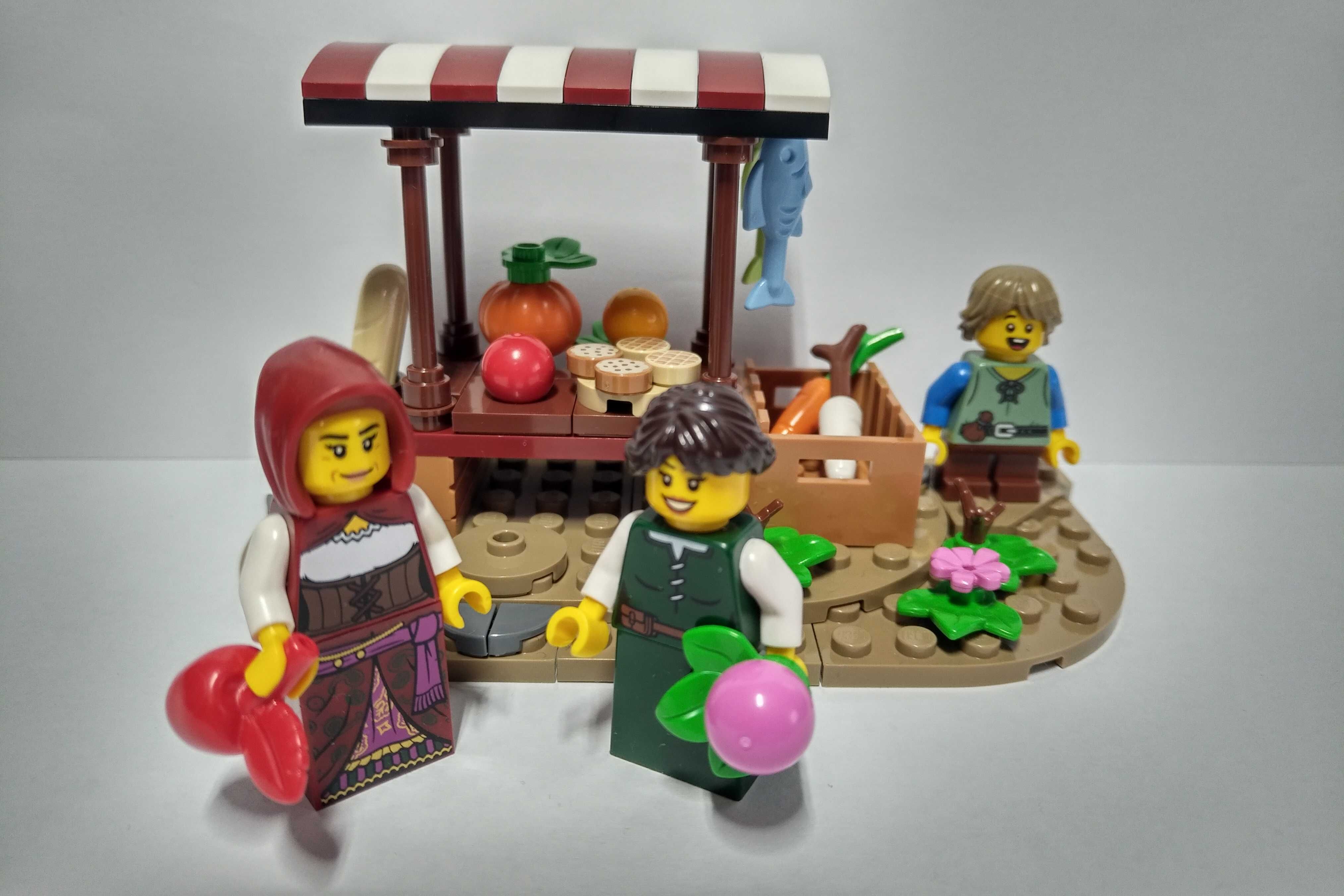 Lego Castle Zamek średniowieczny ryneczek / medieval market #4